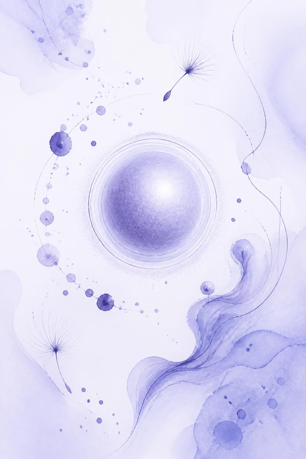 Ilustração editorial Fertway — símbolo de fertilidade e nova vida